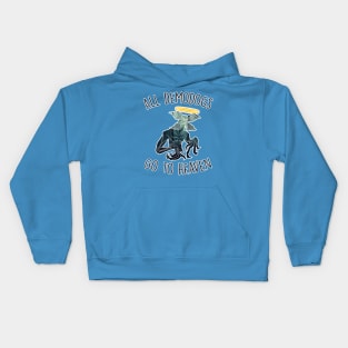 All Demodogs Go to Heaven Stranger Things Inspired Demogorgon Kids Hoodie